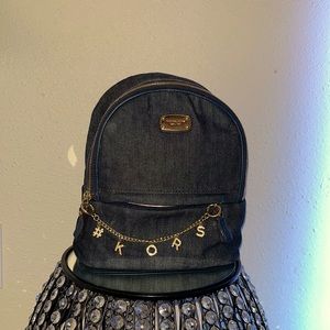 Michael Kors Jean Backpack! Super cute with KORS chain!